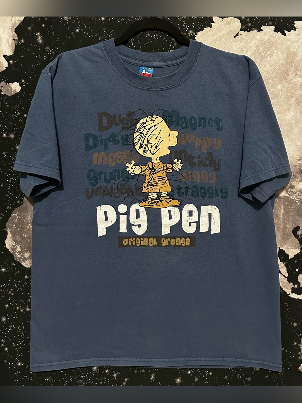 Peanuts Pig Pen Character Original Grunge Shirt